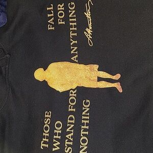 HAMILTON The MUSICAL Hoodie Black Yellow Print XL